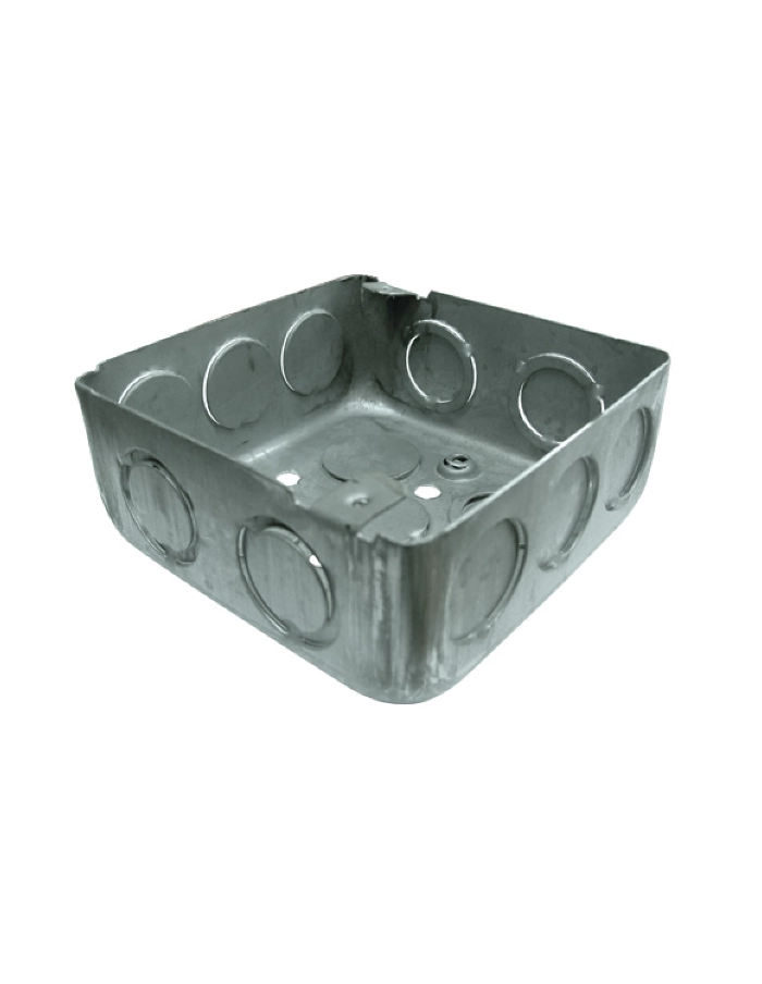 Caja Cuadrada Metálica chapa 20 10x10cm para Embutir